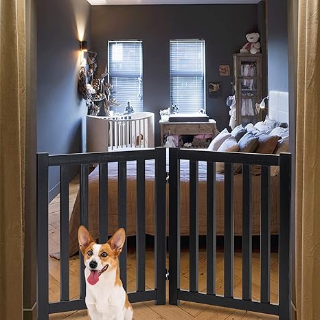 Free Standing Foldable Dog Gate 24" | 30"