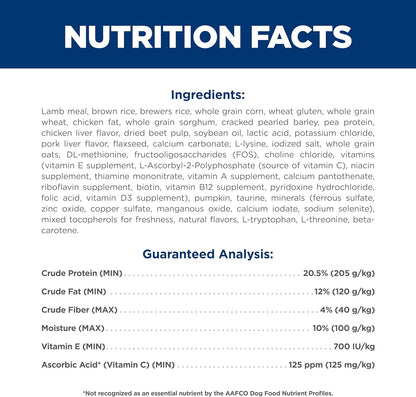 Hill's Science Diet Small & Mini Breed Adult Dog food, 1-6