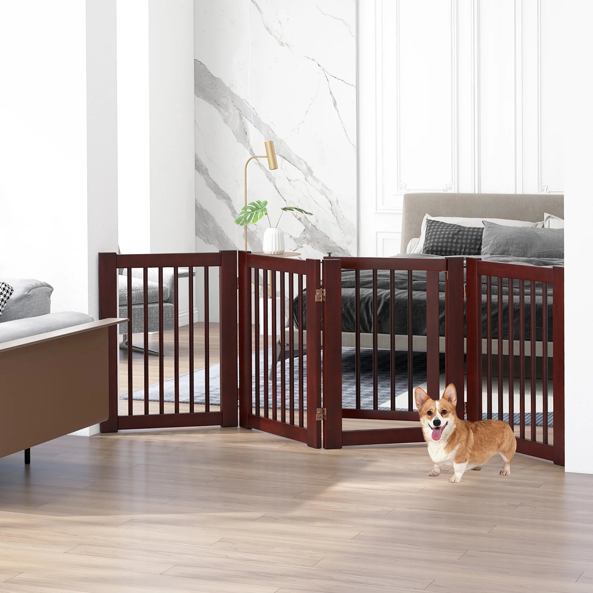 Freestanding Pet Gate 30'' Tall