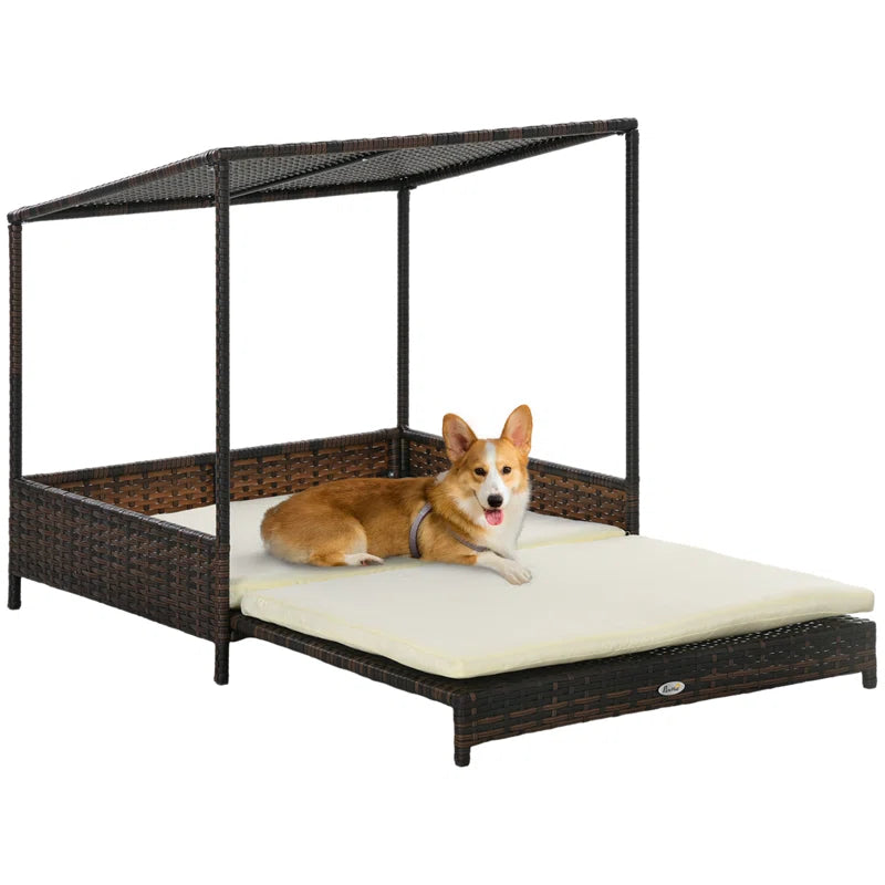 Kirklin Rattan Dog House