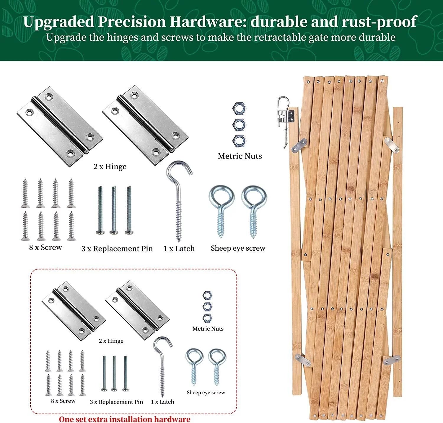 Expandable Accordion Safety Gate