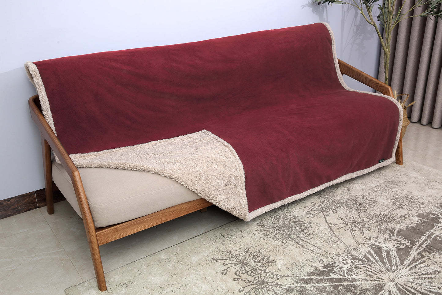 Waterproof Blanket, Reversible 80”X60”