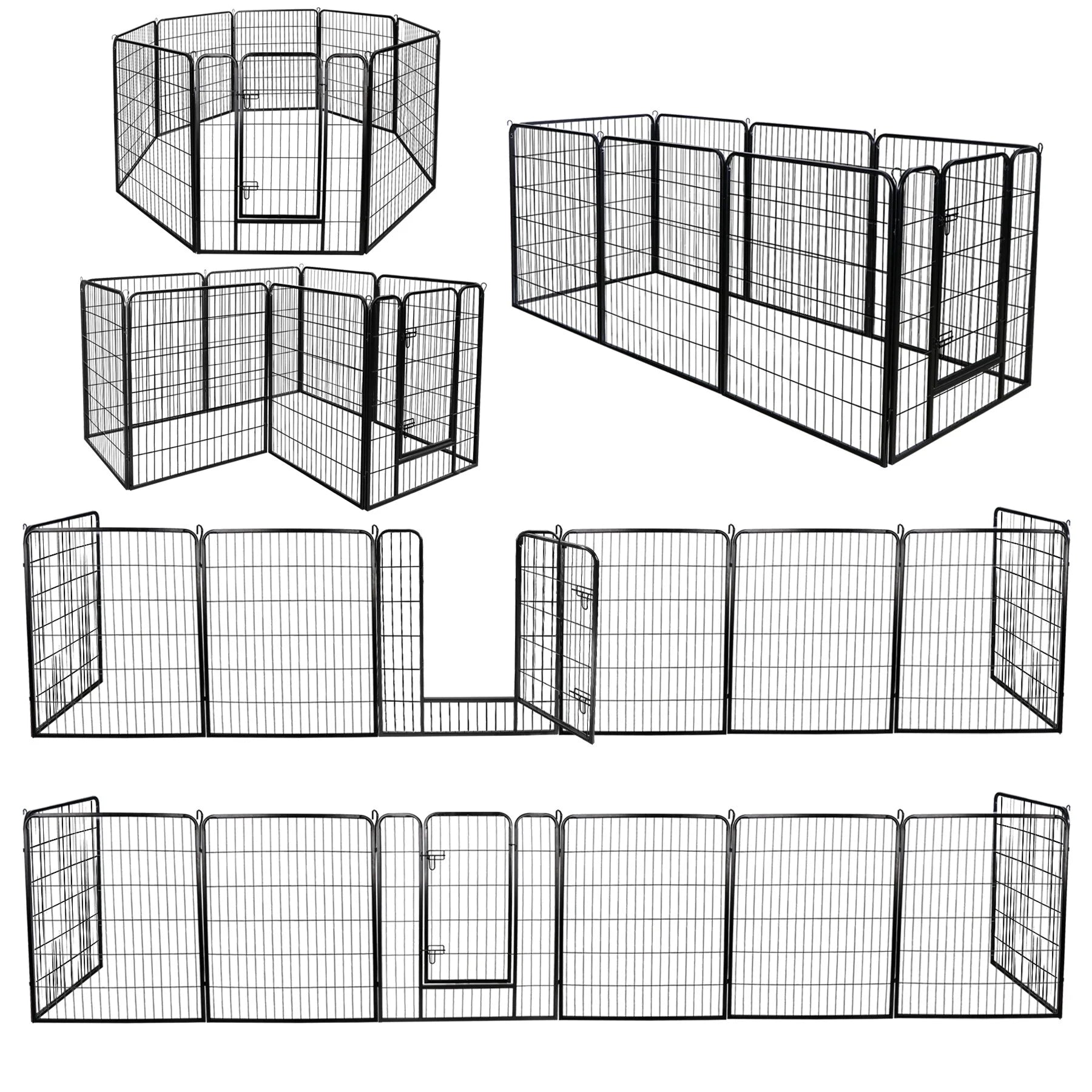 Metal Exercise Pen W/ Doors