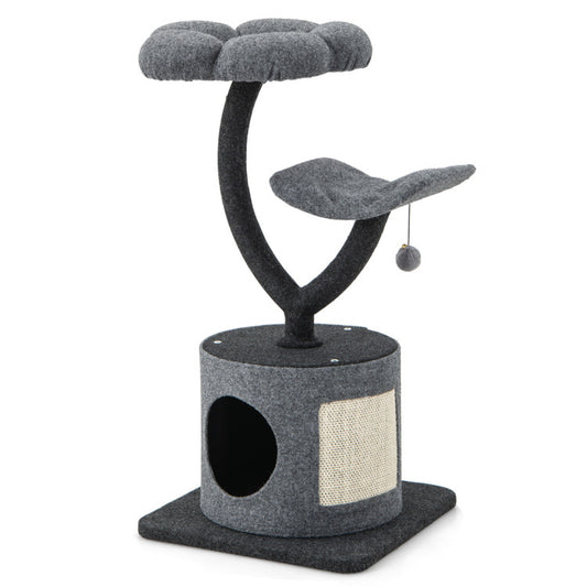 🐾 Ultimate Cat Tree for Large & Small Cats Stylish. Sturdy. Purr-fectly Cozy. Treat your feline royalty to the ultimate playground that blends sleek design with unbeatable durability. Whether you’ve got a curious kitten or a hefty Maine Coon, this cat tree is built to handle it all—with elegance.