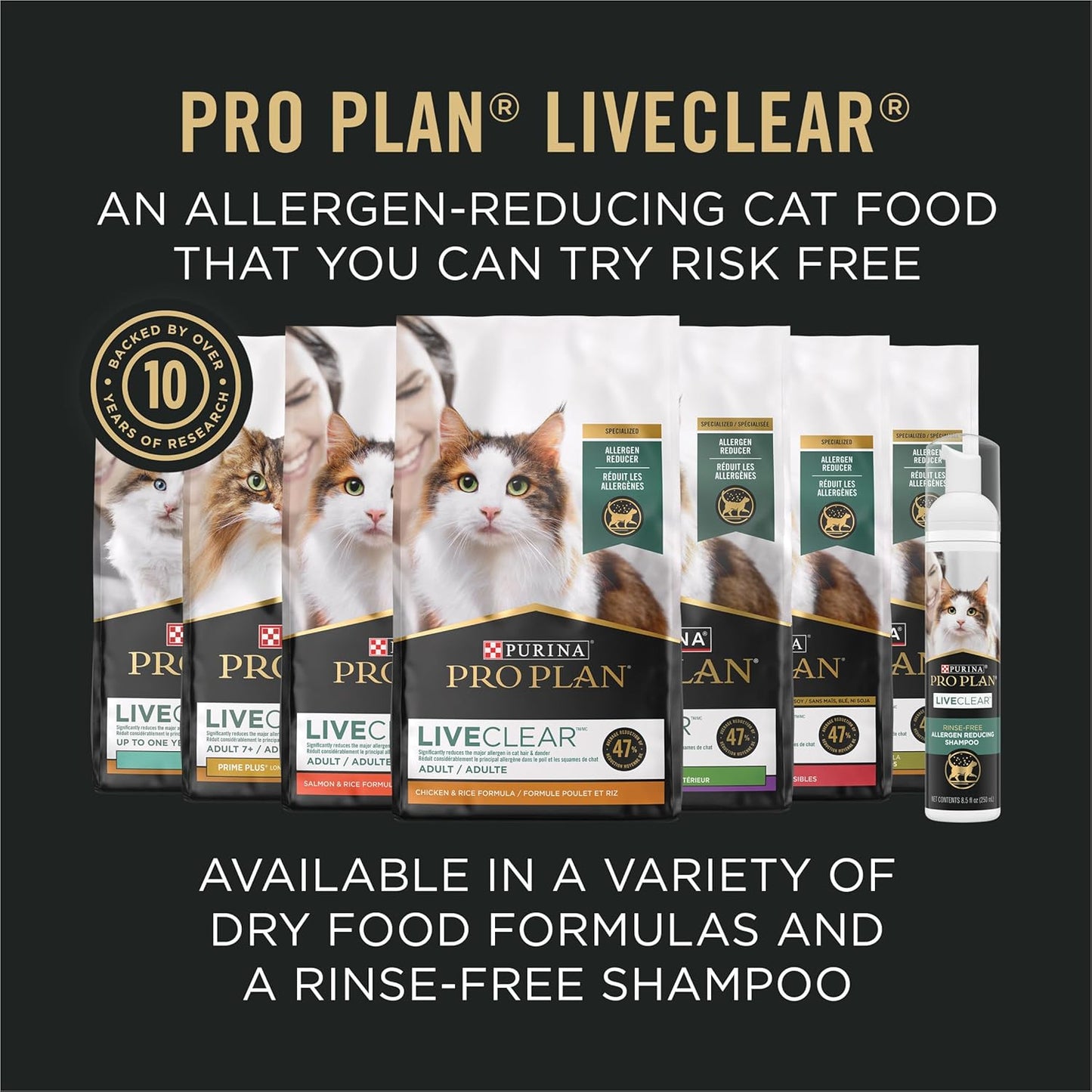 Purina Pro Plan Liveclear - Cat Allergen Reducing Dry Food