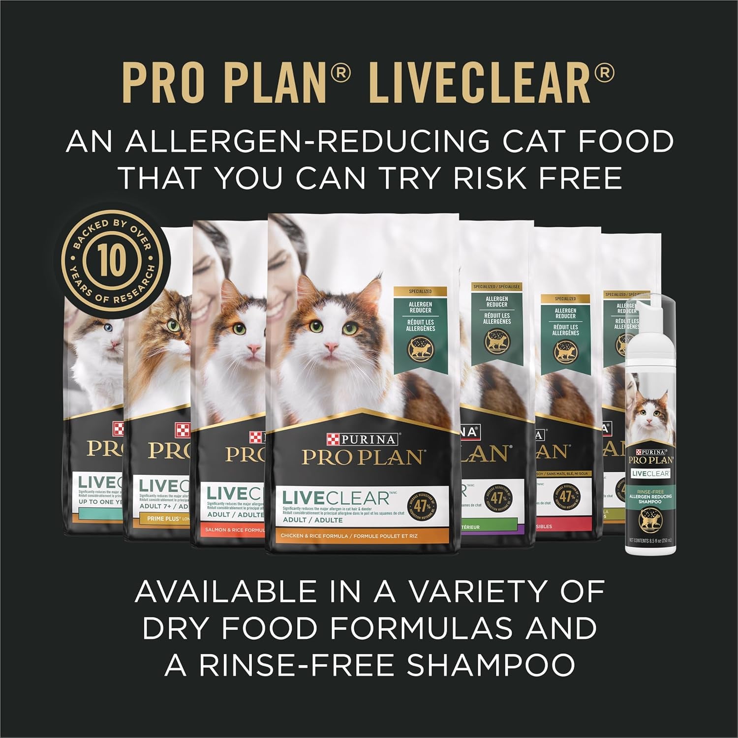 Purina Pro Plan Liveclear - Cat Allergen Reducing Dry Food