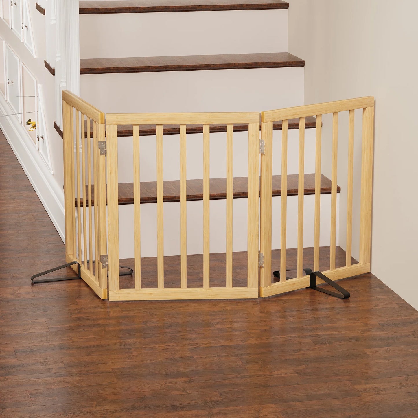 24" Freestanding Pet Gate for Indoor Doorways