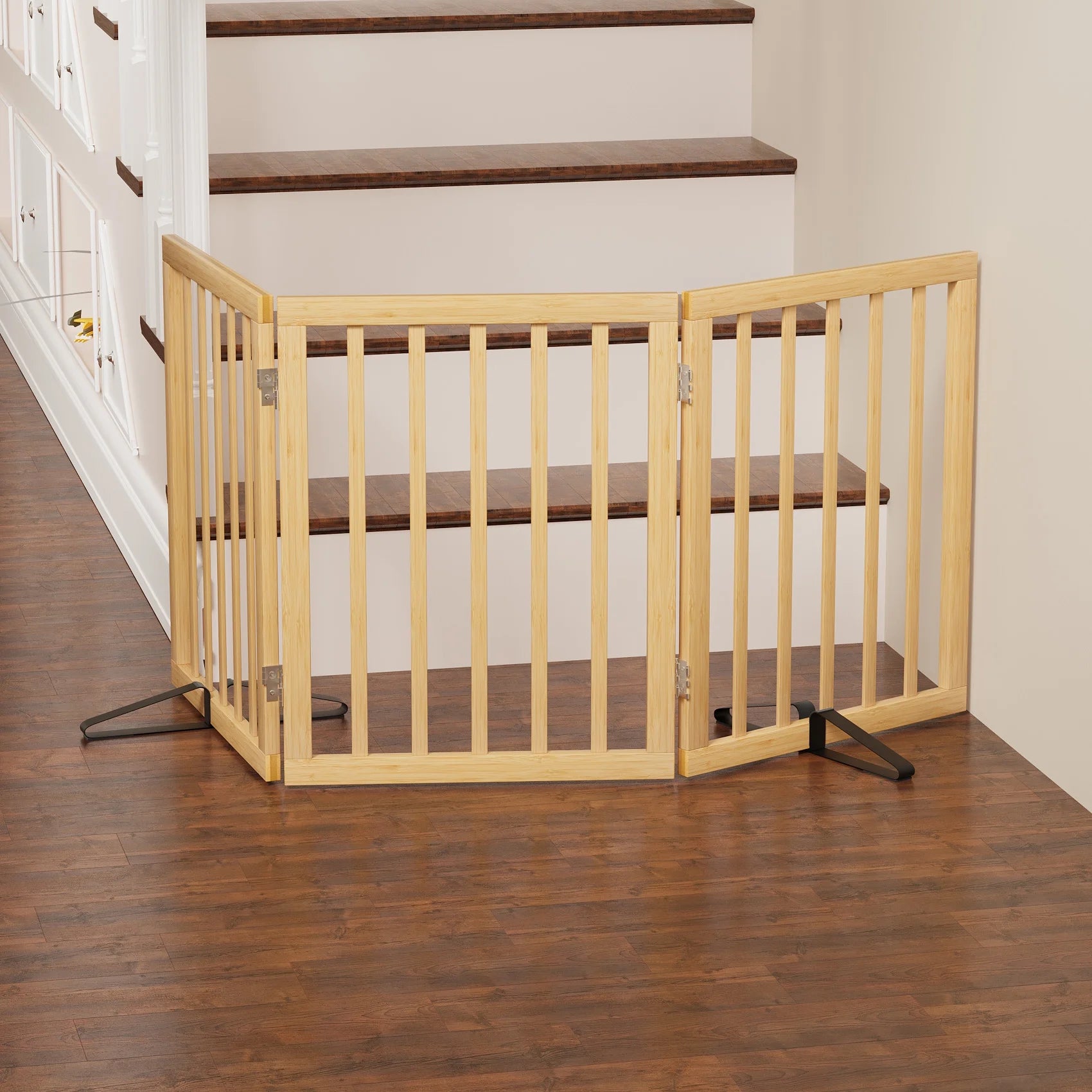 24" Freestanding Pet Gate for Indoor Doorways