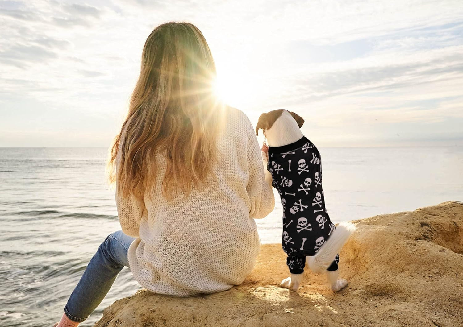 Halloween Dog Pajamas | Skull & Crossbones