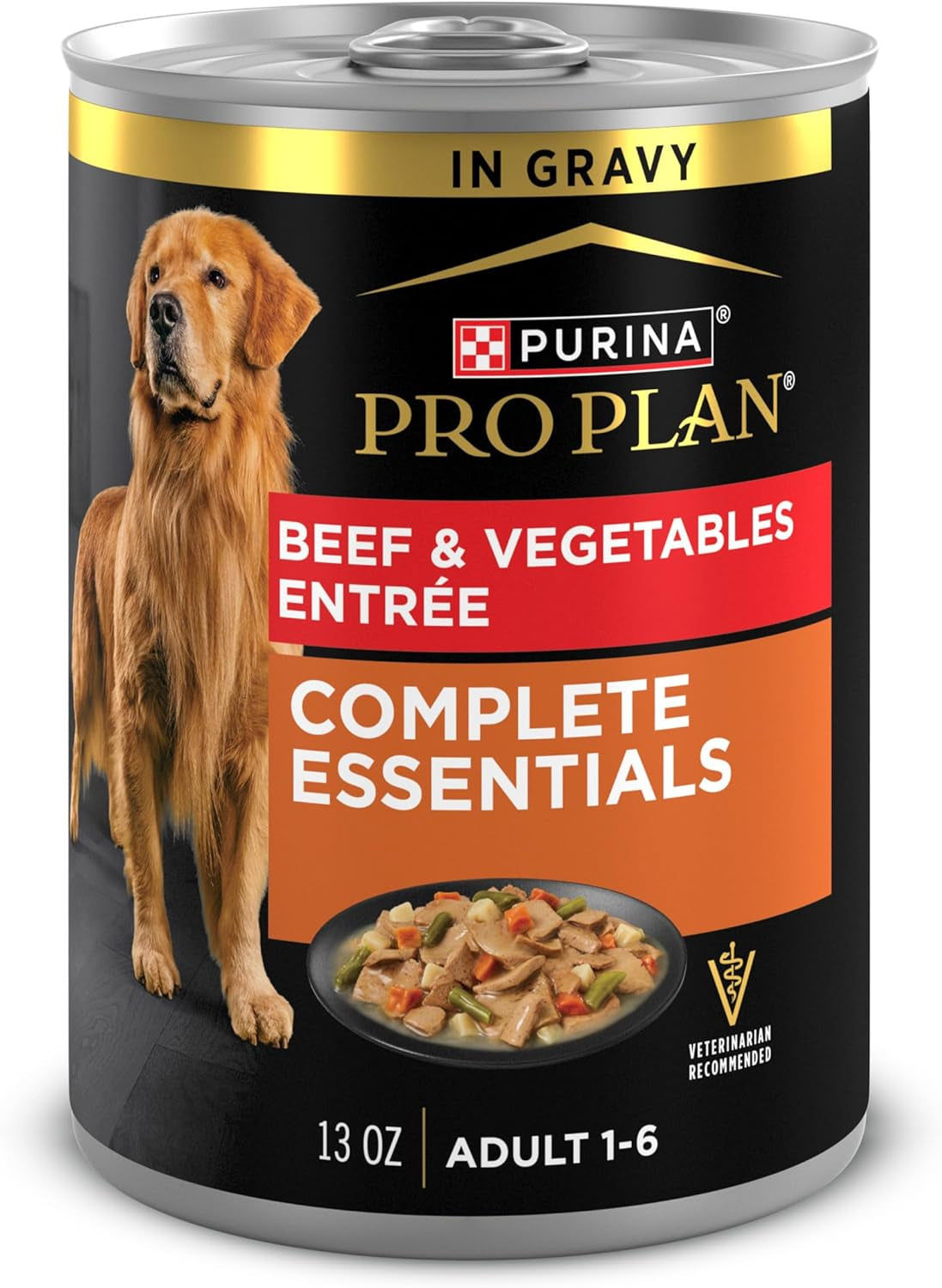 Purina Pro Plan Complete Essentials Wet Dog Food - (Pack of 12) 13 Oz. Cans