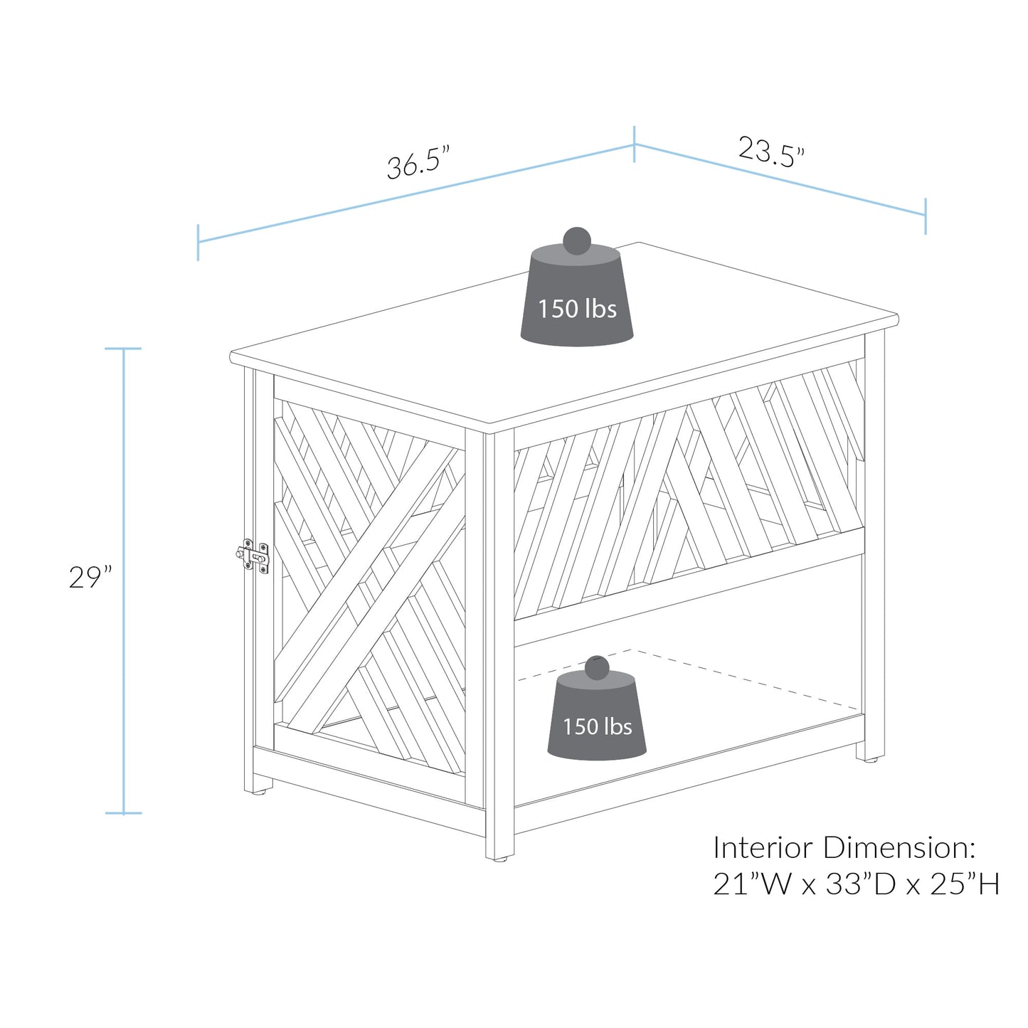 Pet Crate End Table