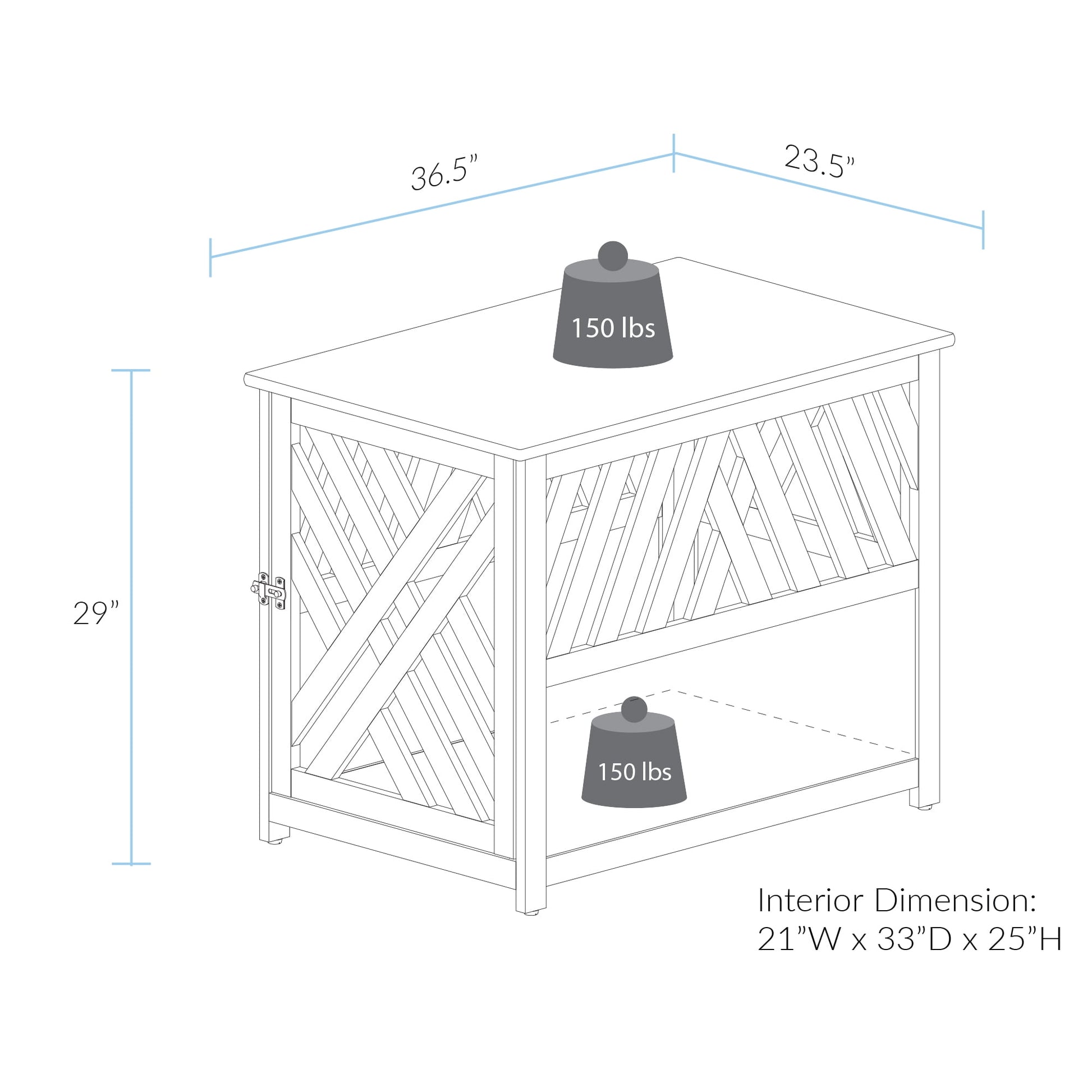 Pet Crate End Table