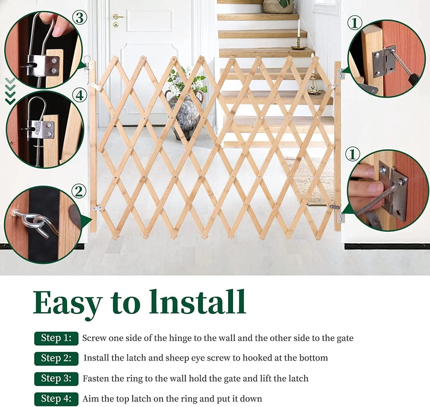Expandable Accordion Safety Gate