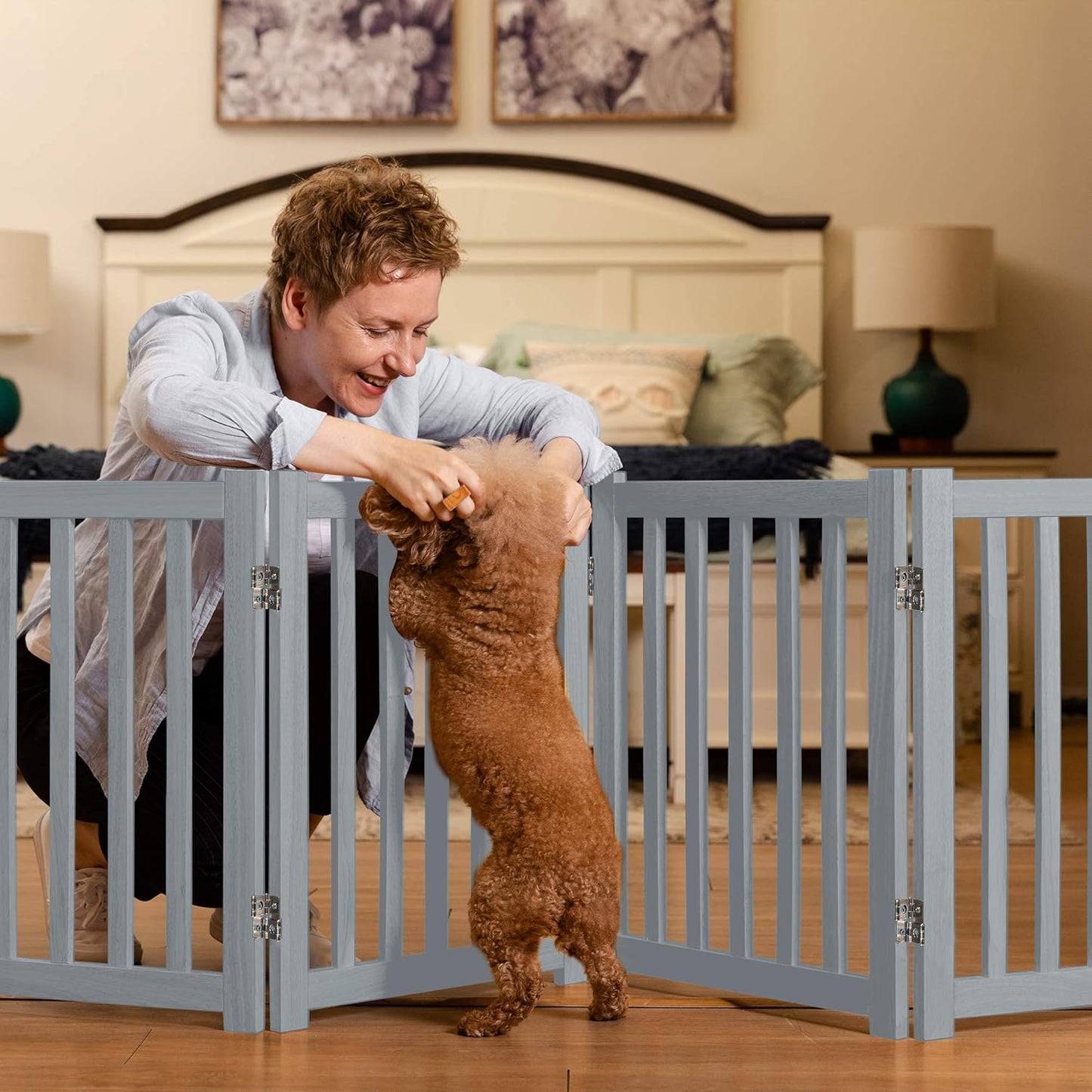 Free Standing Foldable Dog Gate 24" | 30"
