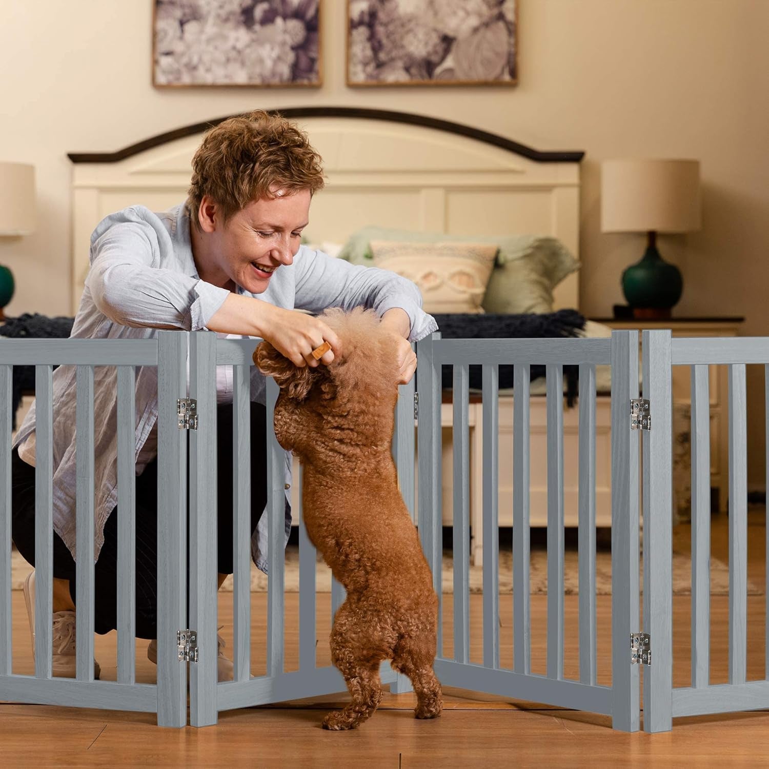 Free Standing Foldable Dog Gate 24" | 30"