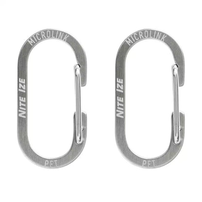 Pet Tag Carabiner - Stainless (2-Pack)
