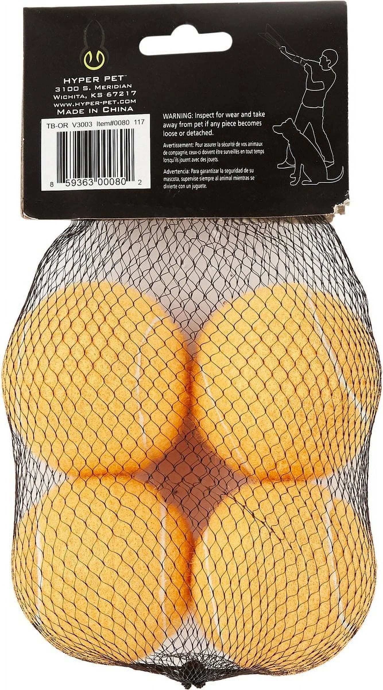 Tennis Balls for Small Dogs, 4pk