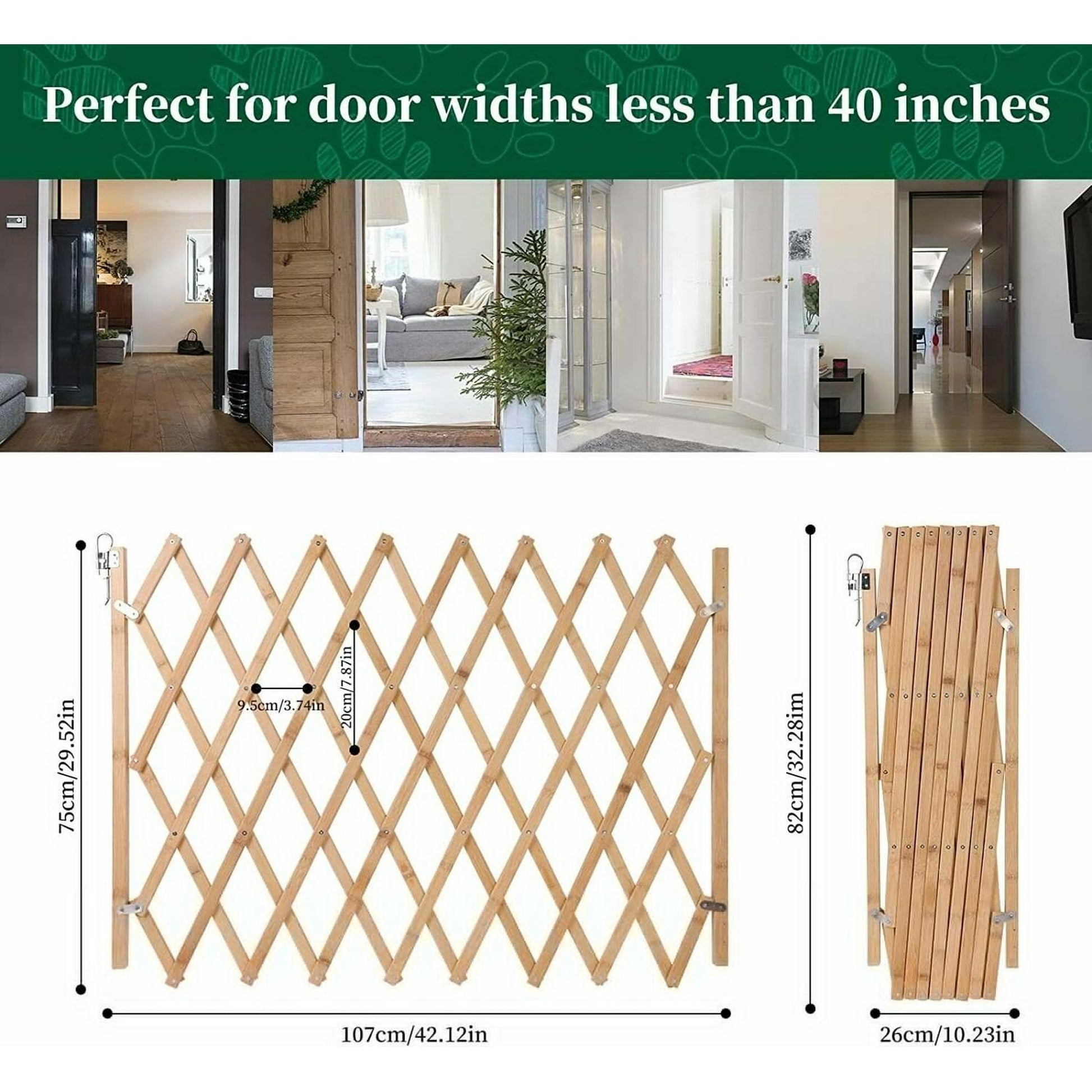 Expandable Accordion Safety Gate