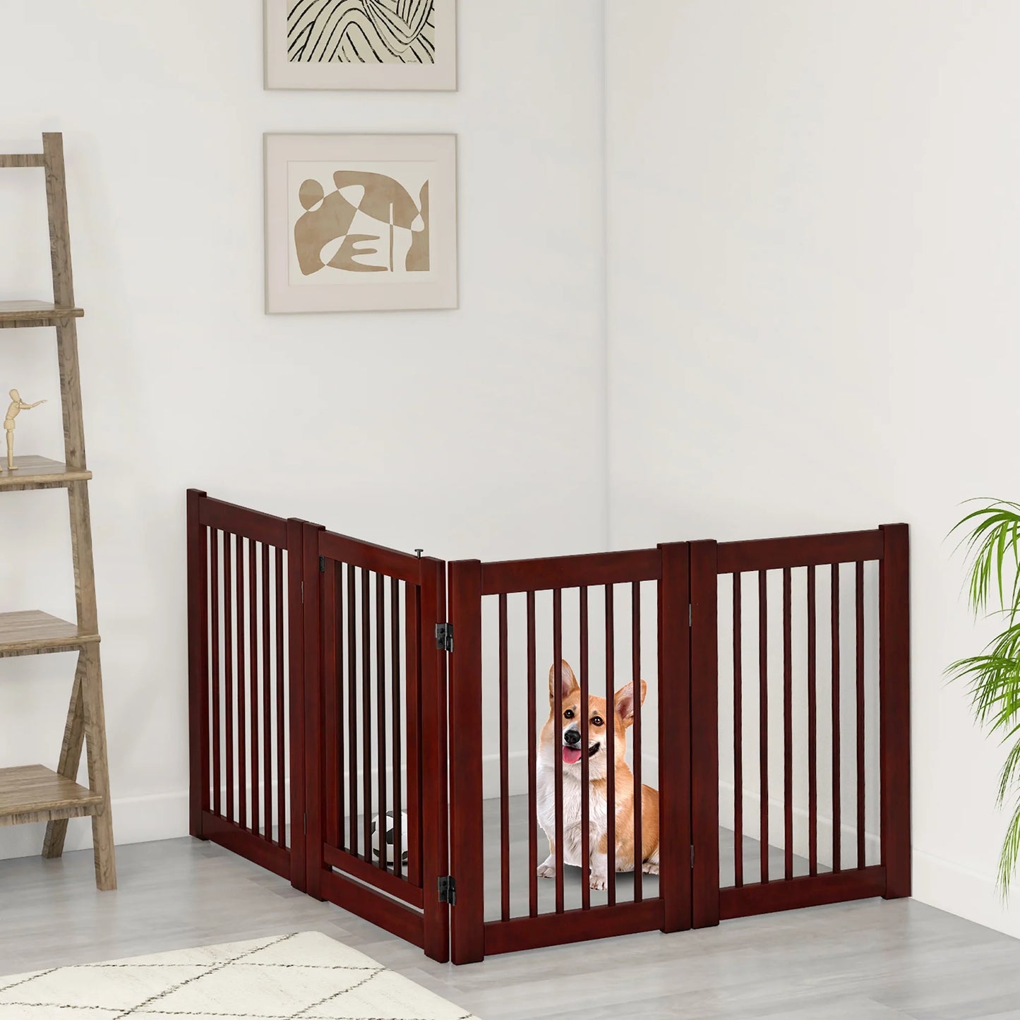 Freestanding Pet Gate 30'' Tall