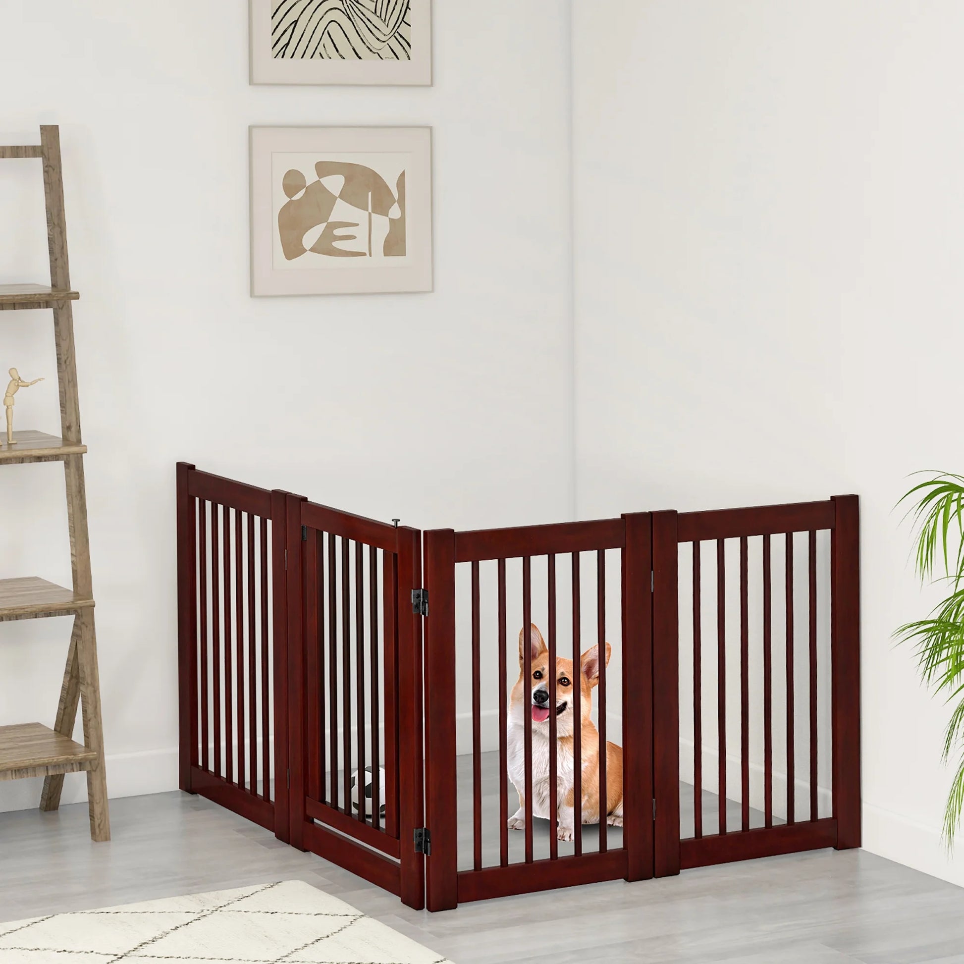 Freestanding Pet Gate 30'' Tall