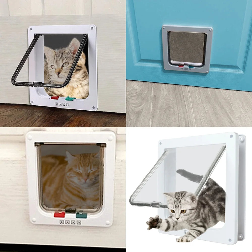 4 Way Locking Cat Flap