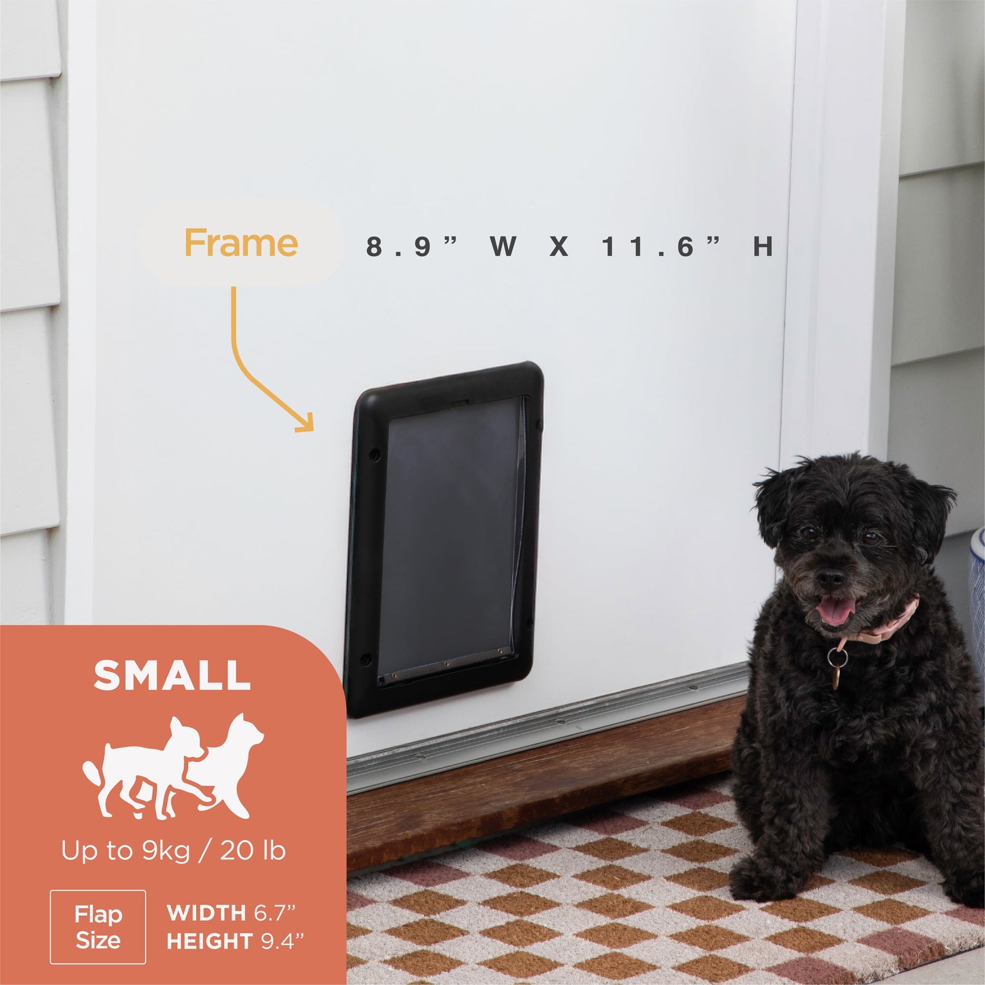 Pet Door for Screens, Doors & Walls