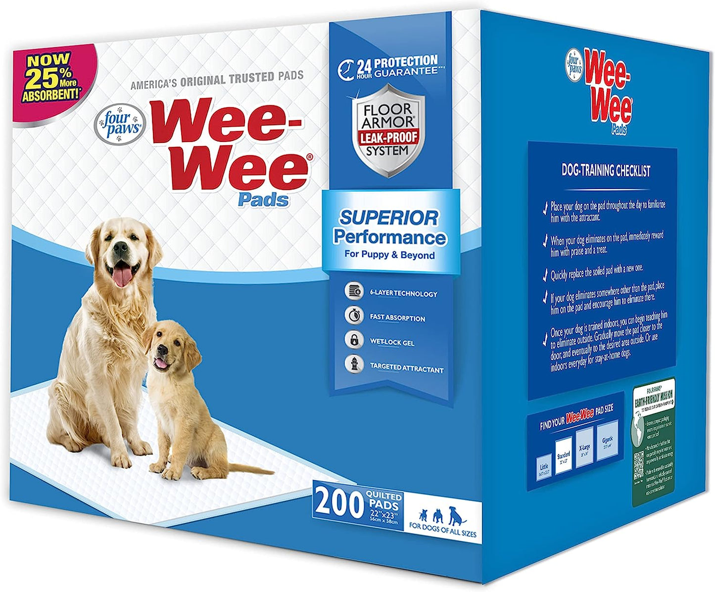Wee-Wee Unscented Pee Pads 22" x 23"