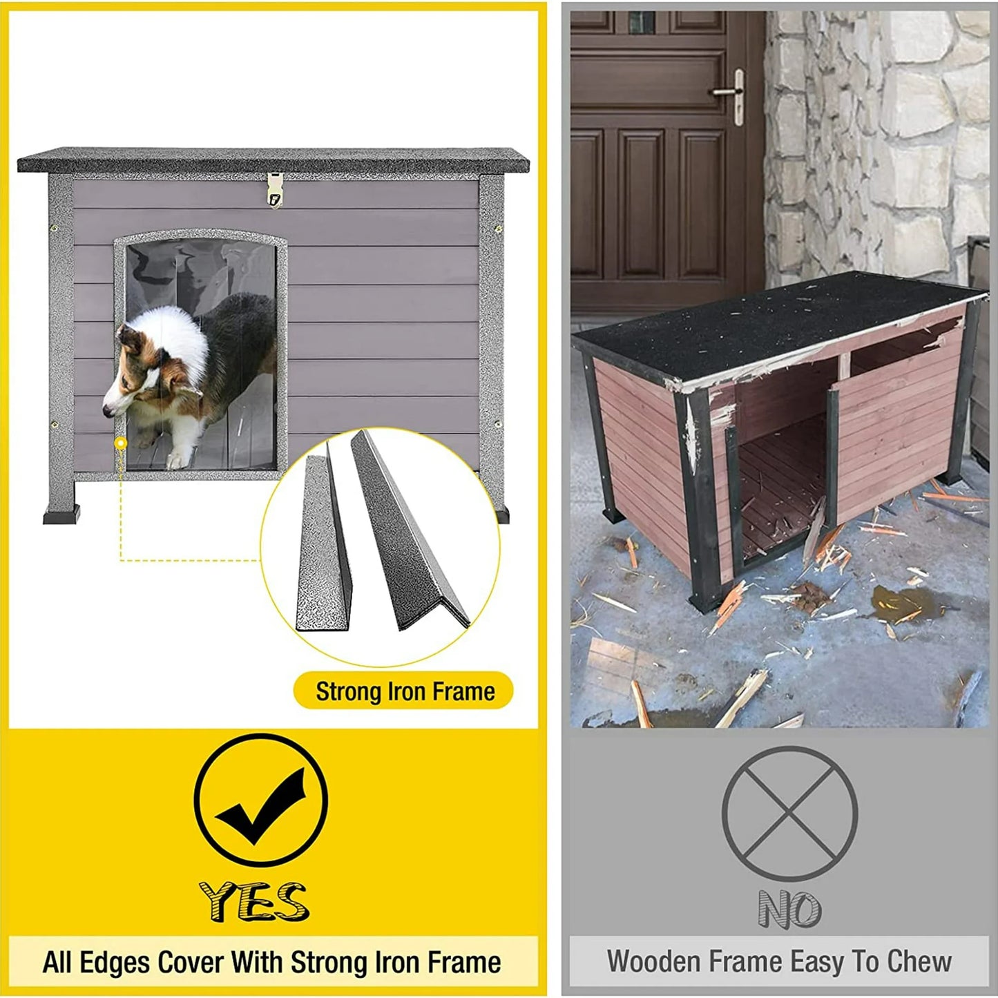 Wooden Dog House, Medium