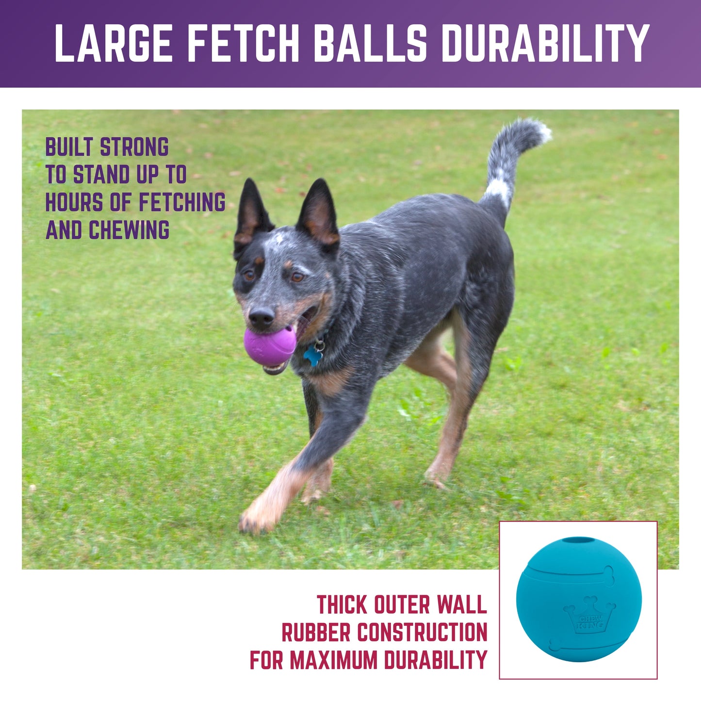 Chew King Rubber Balls
