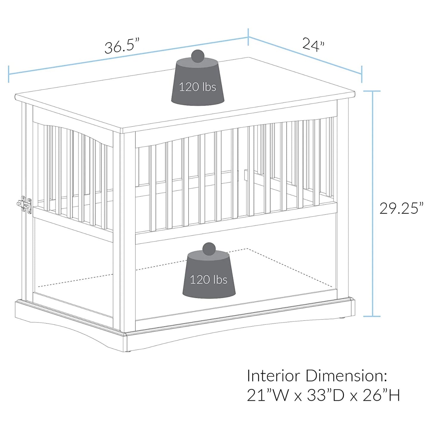 Pet Crate End Table