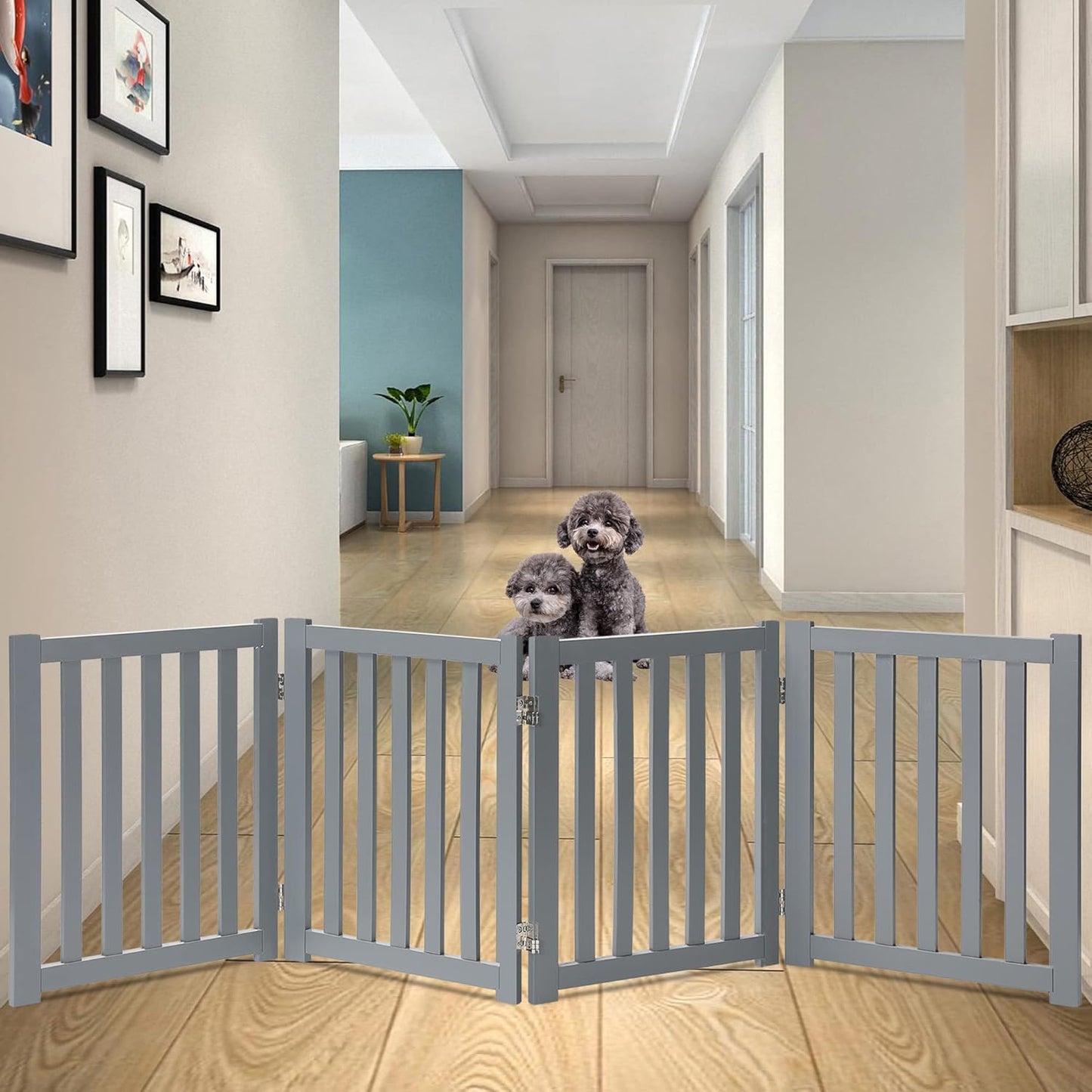 Free Standing Foldable Dog Gate 24" | 30"