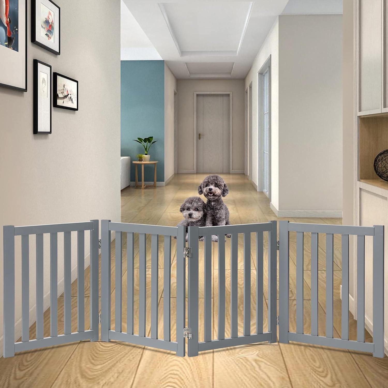 Free Standing Foldable Dog Gate 24" | 30"