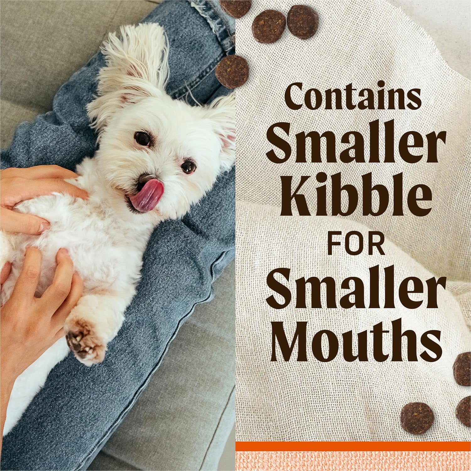 Lil’ Plates Dry Dog Food for Small Dogs, Real Texas Beef and Sweet Potato Kibble