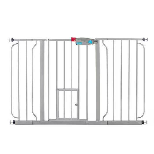 Walk-Through Pet Gate with Small Pet Door