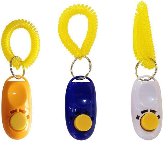 Training Clicker w/ Wrist Strap 3 Pack)