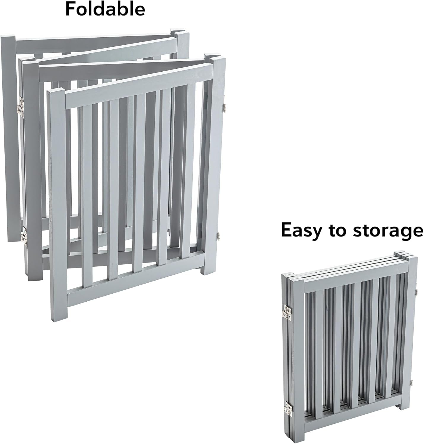 Free Standing Foldable Dog Gate 24" | 30"