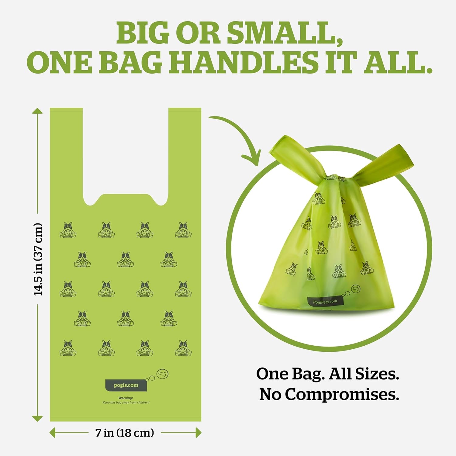 Pogi’s Dog Poop Bags with Handles