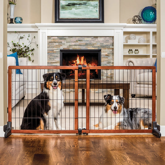 Adjustable Freestanding Pet Gate