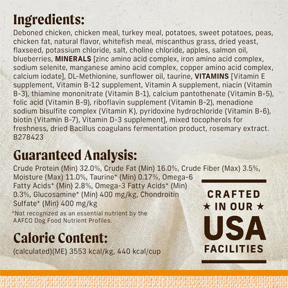 Lil’ Plates Dry Dog Food for Small Dogs, Real Chicken and Sweet Potato Kibble