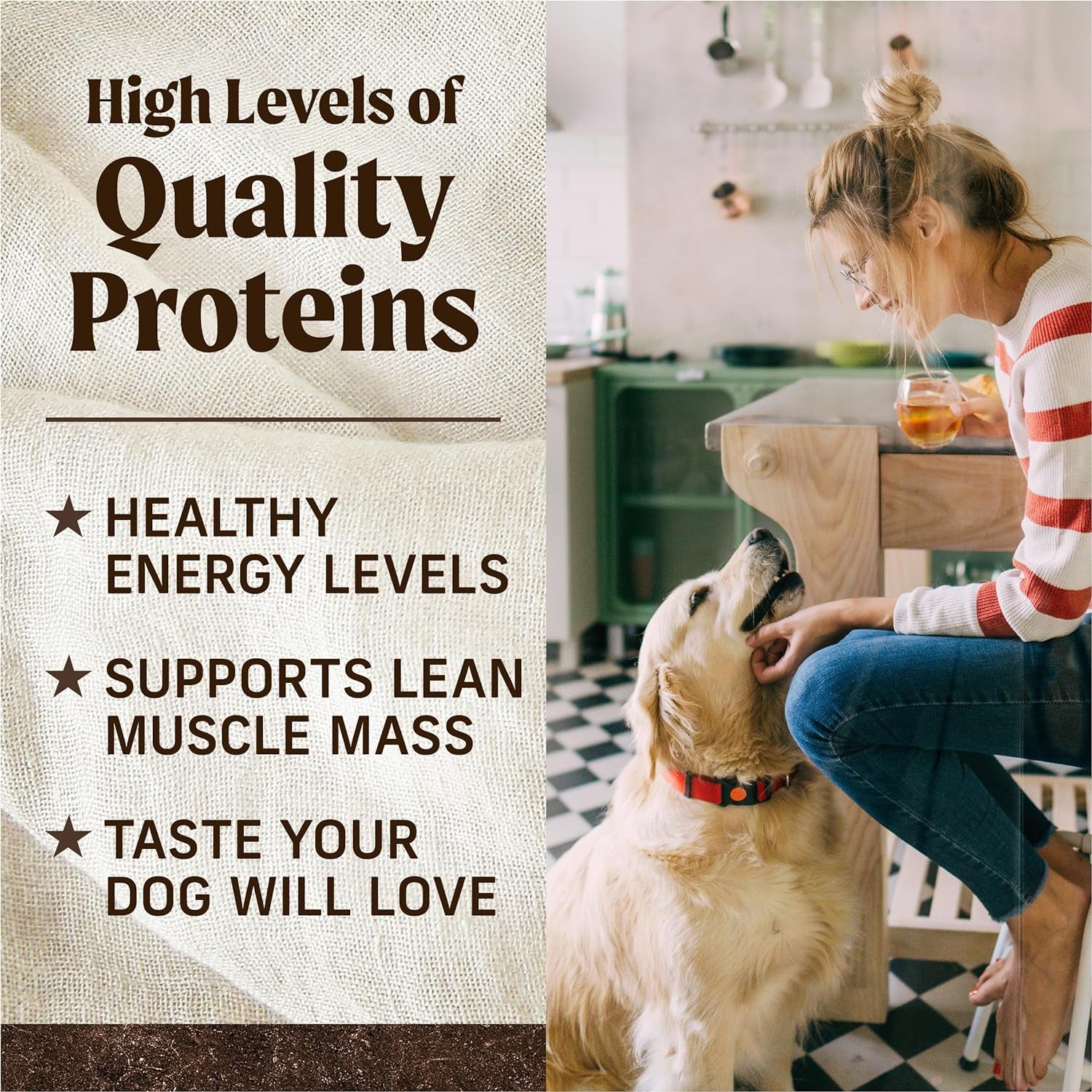 Merrick Healthy Grains Dry Adult Dog Food, Real Chicken and Sweet Potato